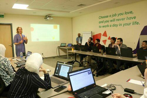 32 jeunes formé.e.s lors de la 5ème édition du coding bootcamp en Jordanie : un succès ! update