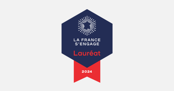 Nous sommes lauréats 2024 de La France s'engage ! 